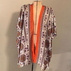 Everly Boho Open Front Cardigan - Size Medium